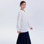 Embroidery Uniform Shirt for Girls Image