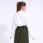 Embroidery Uniform Shirt for Girls Image