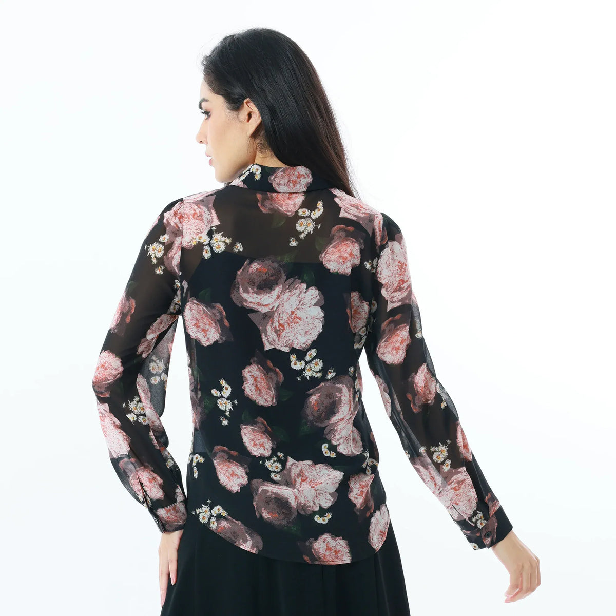 Floral Classic Shirt for Women Image