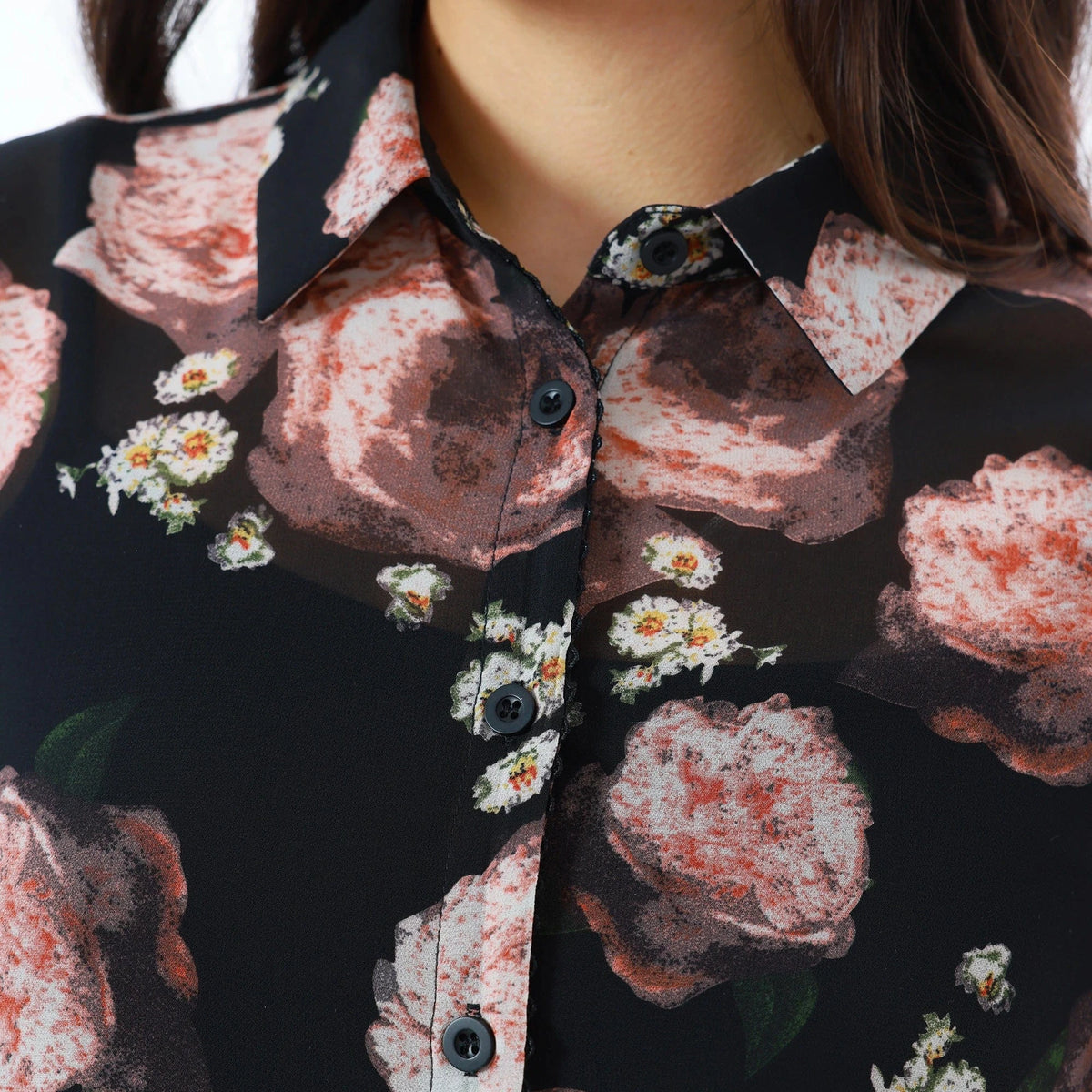 Floral Classic Shirt for Women Image
