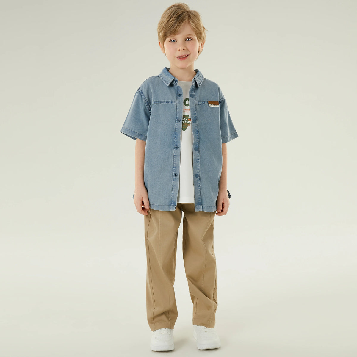قميص جينز كاجوال للأولاد