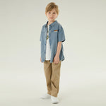 قميص جينز كاجوال للأولاد