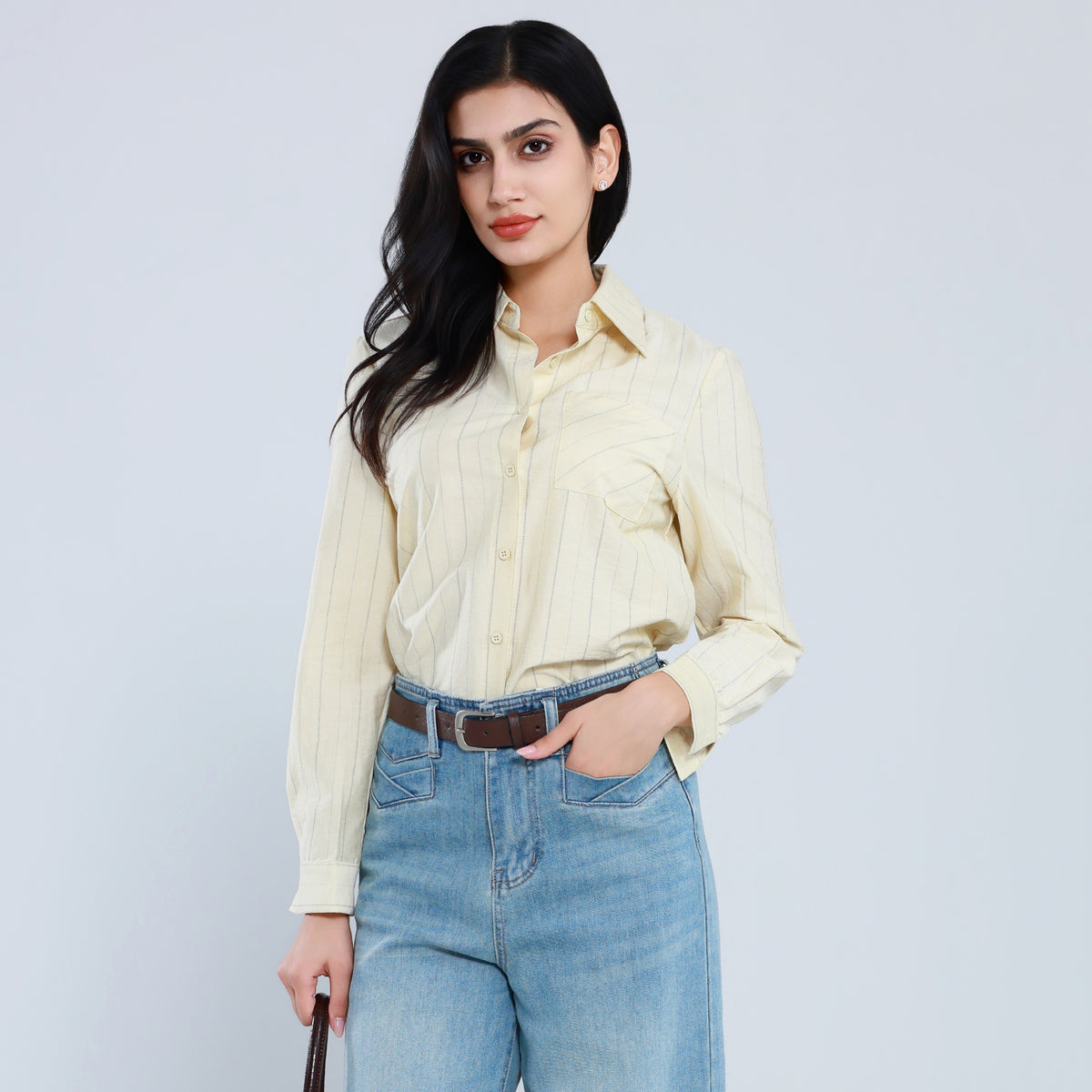 Elegant Striped Shirt for Women