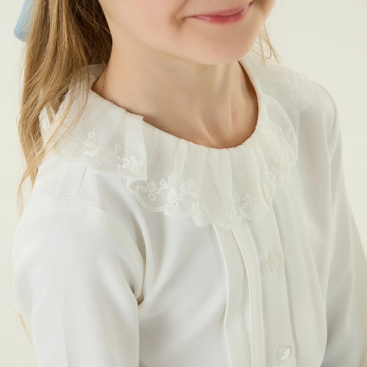 laced Elegant Shirt for Girls