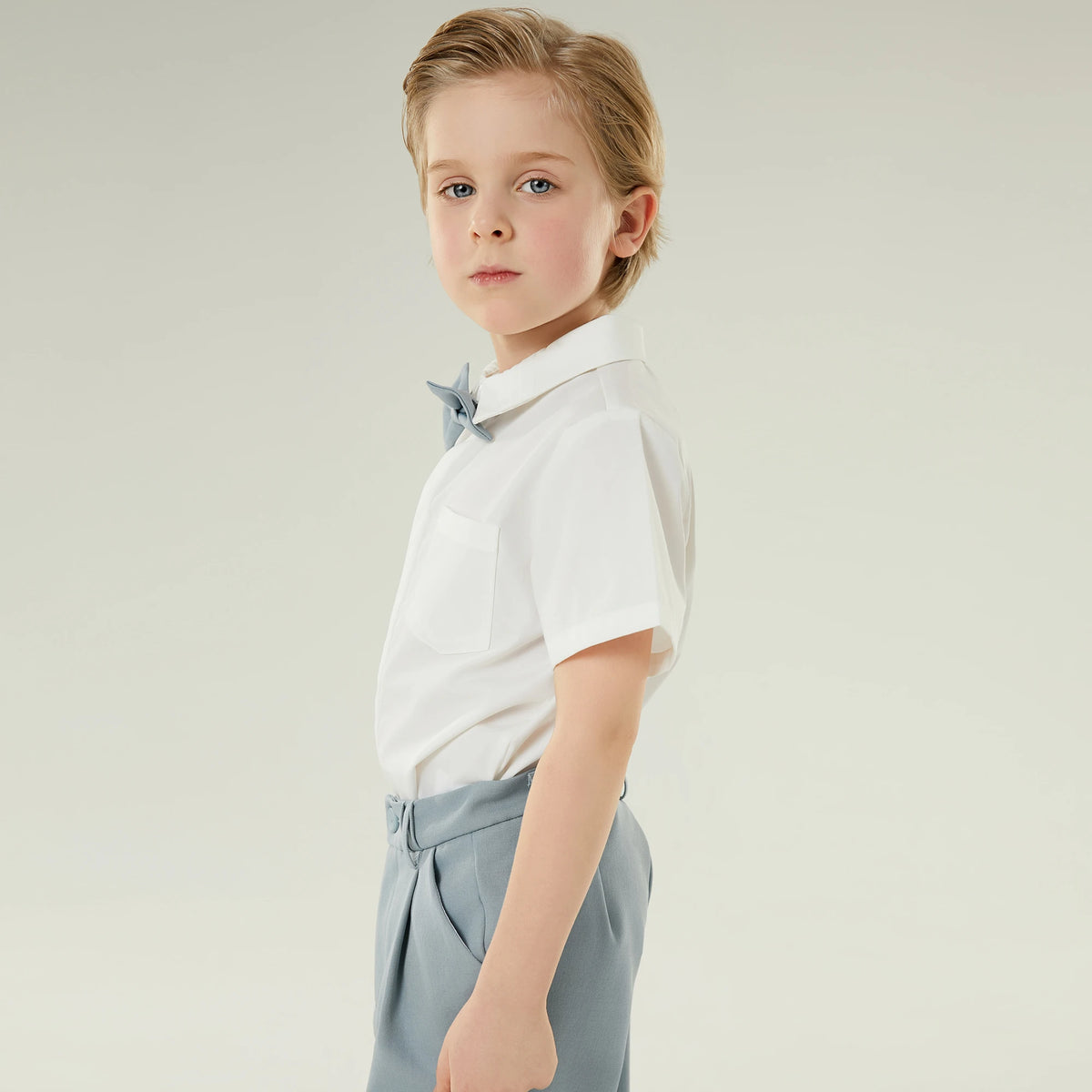 قميص عصري ساده للأولاد