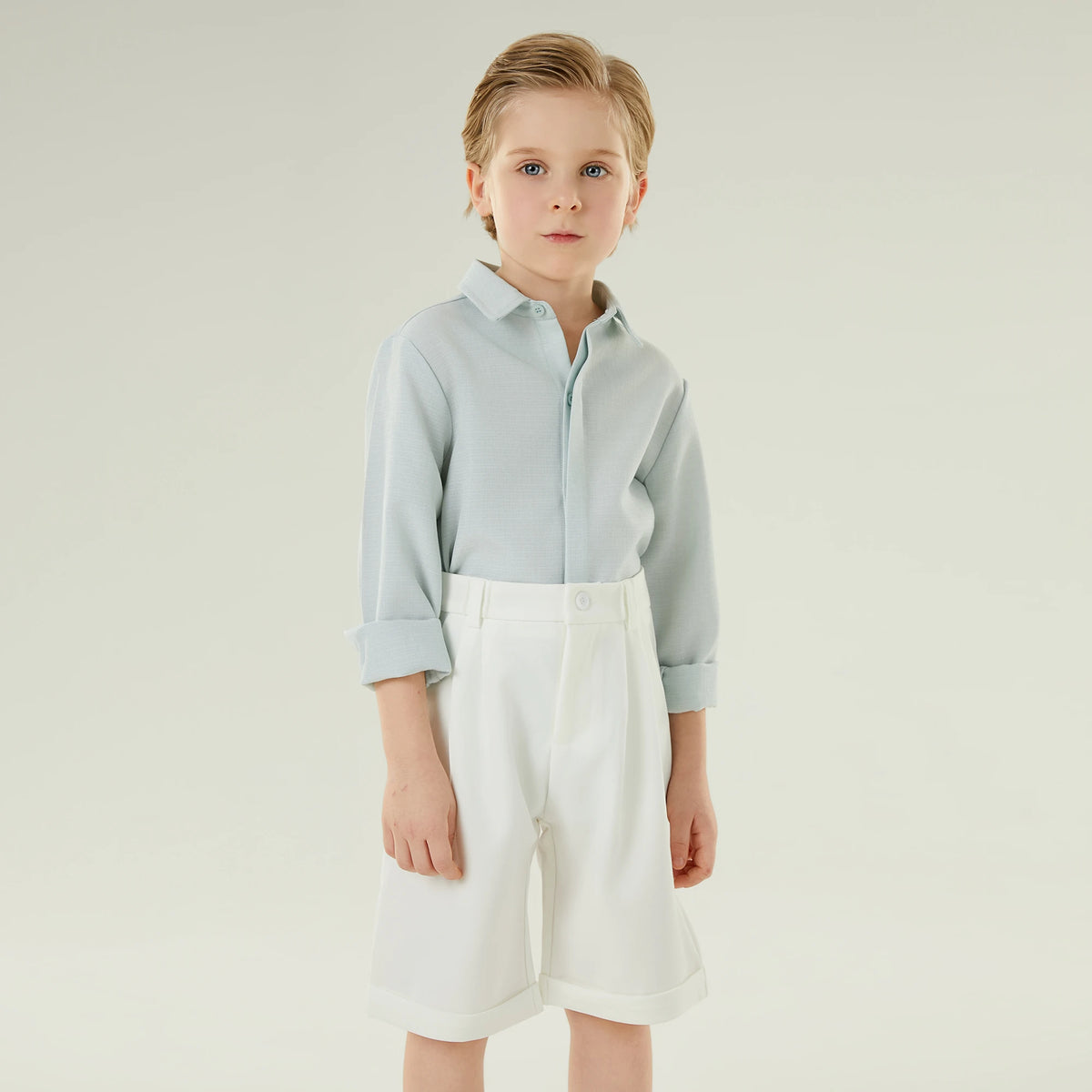 قميص عصري ساده للأولاد