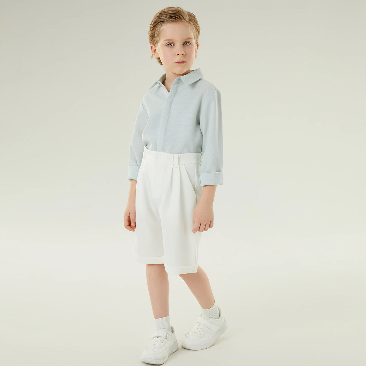 قميص عصري ساده للأولاد