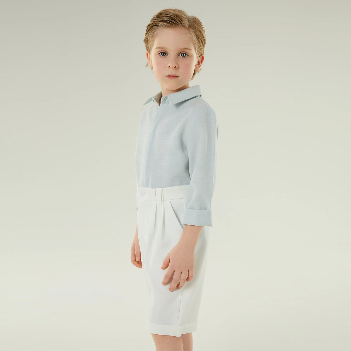 قميص عصري ساده للأولاد