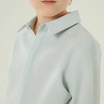 قميص عصري ساده للأولاد