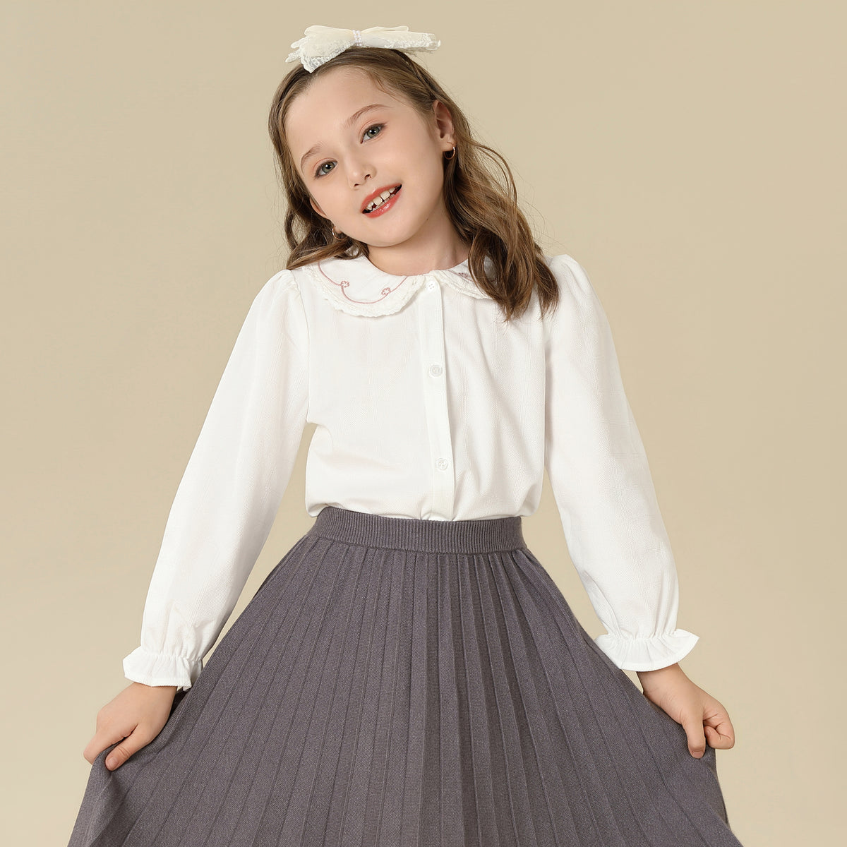 Embroidery Shirt For Girls