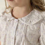 قميص بنمط الزهور للبنات