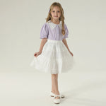 قميص بنمط الزهور للبنات