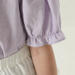 قميص بنمط الزهور للبنات