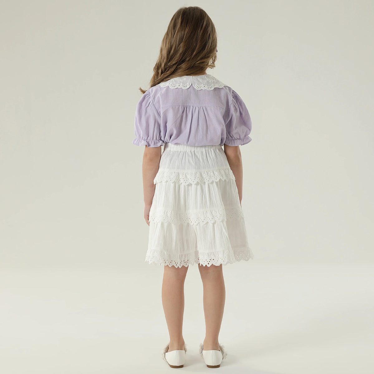 قميص بنمط الزهور للبنات