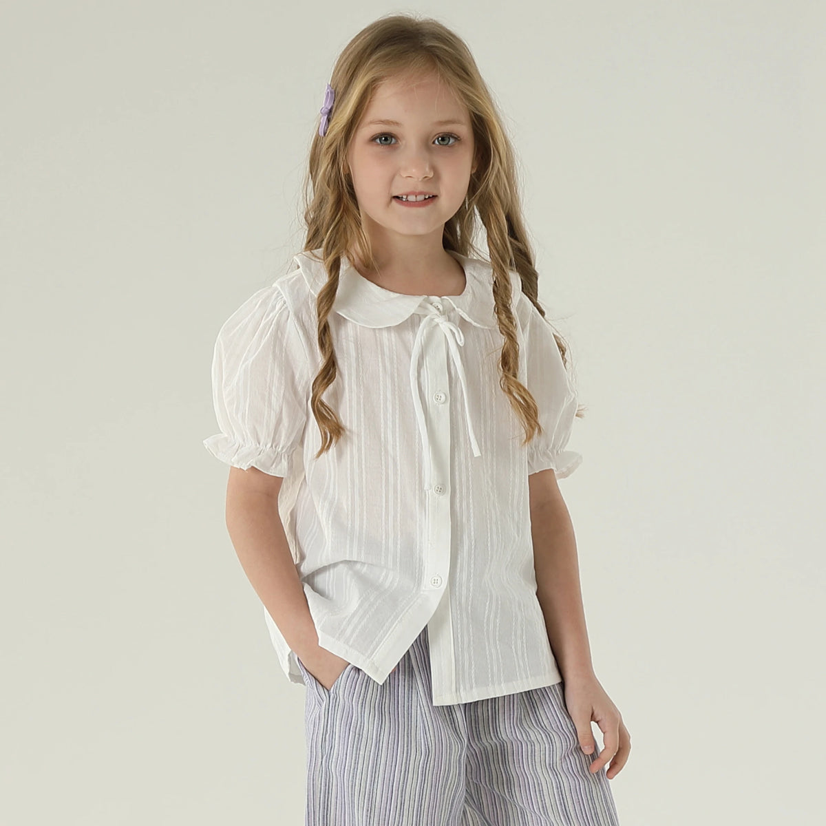 قميص جاكار عصري للبنات