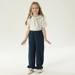 قميص بنمط الزهور للبنات