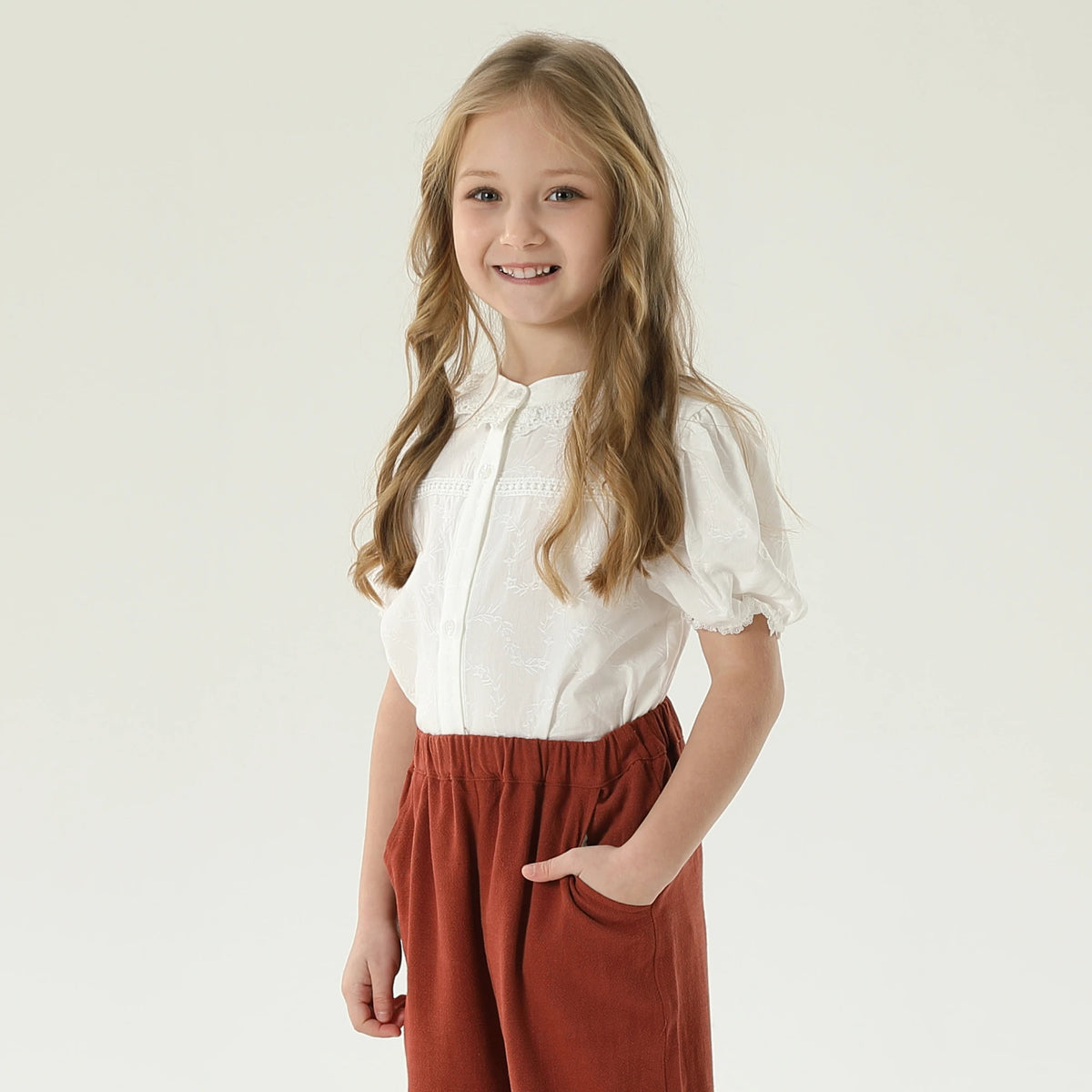 قميص مزين للبنات