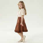 قميص بنمط الزهور للبنات