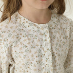 قميص بنمط الزهور للبنات