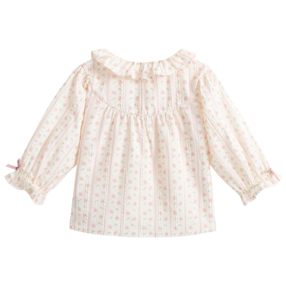 قميص بنمط الزهور للبنات المواليد