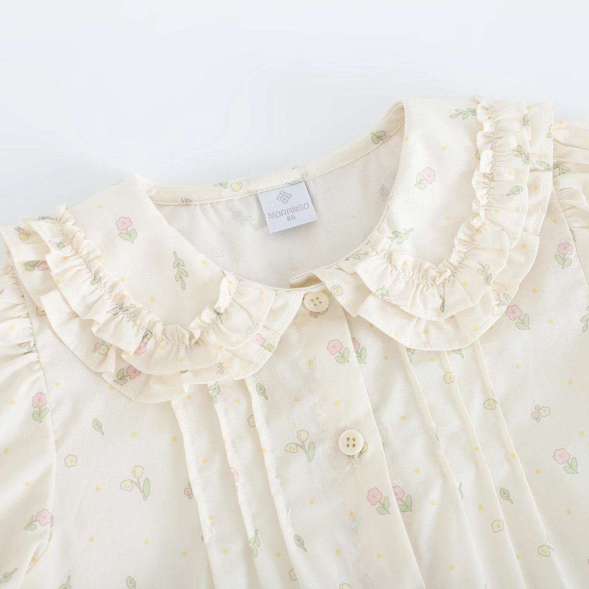 قميص بنمط الزهور للبنات المواليد