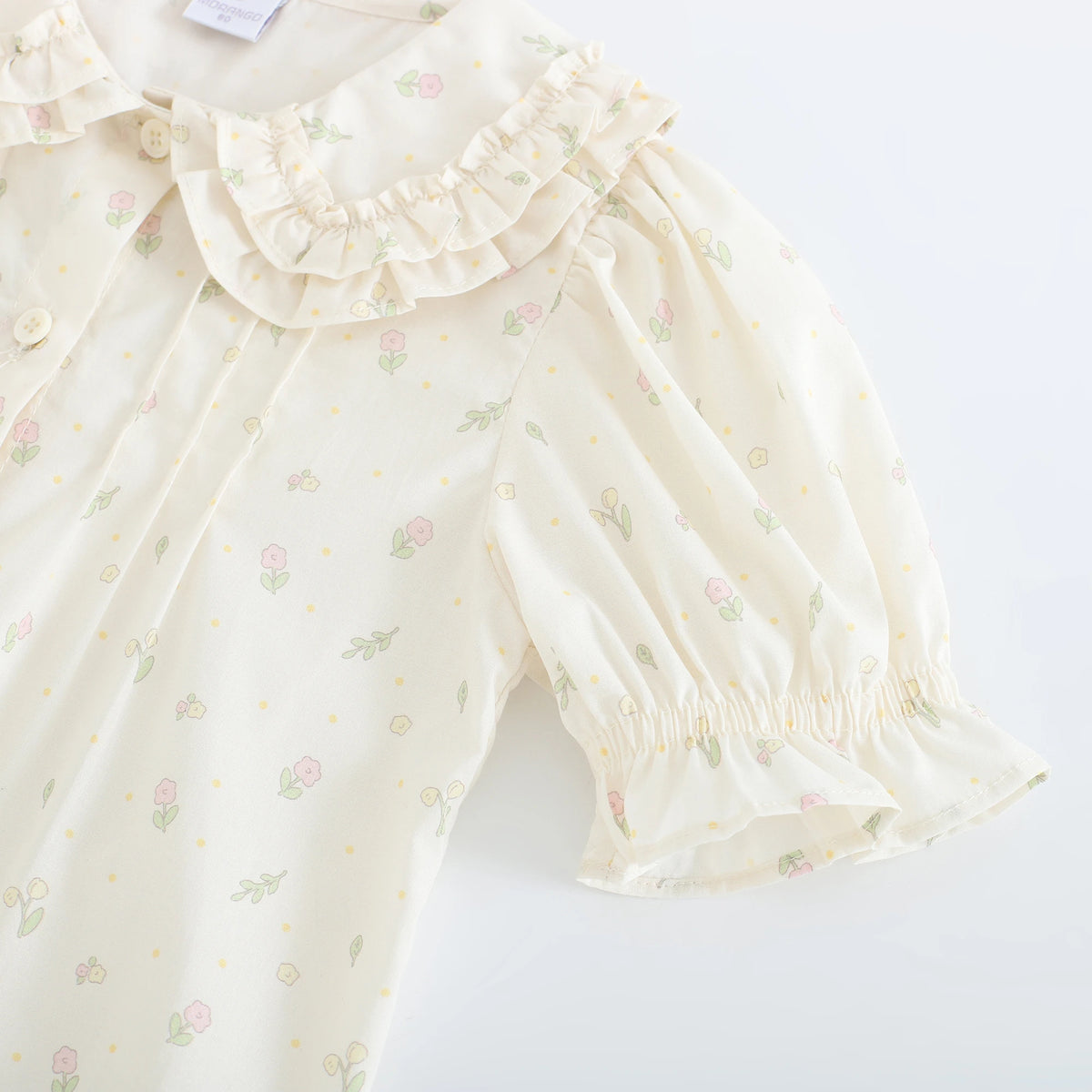 قميص بنمط الزهور للبنات المواليد