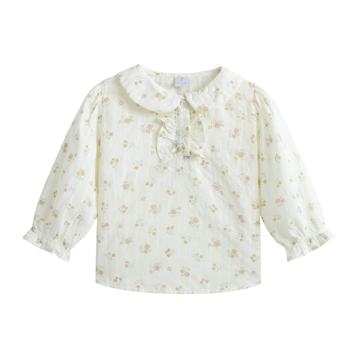 قميص بنمط الزهور للبنات المواليد