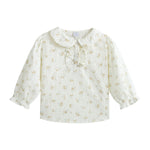 قميص بنمط الزهور للبنات المواليد