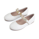 Off White Elegant Shoes for Girls Image