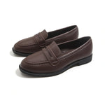 Coffee Elegant Loafers For Boys Image
