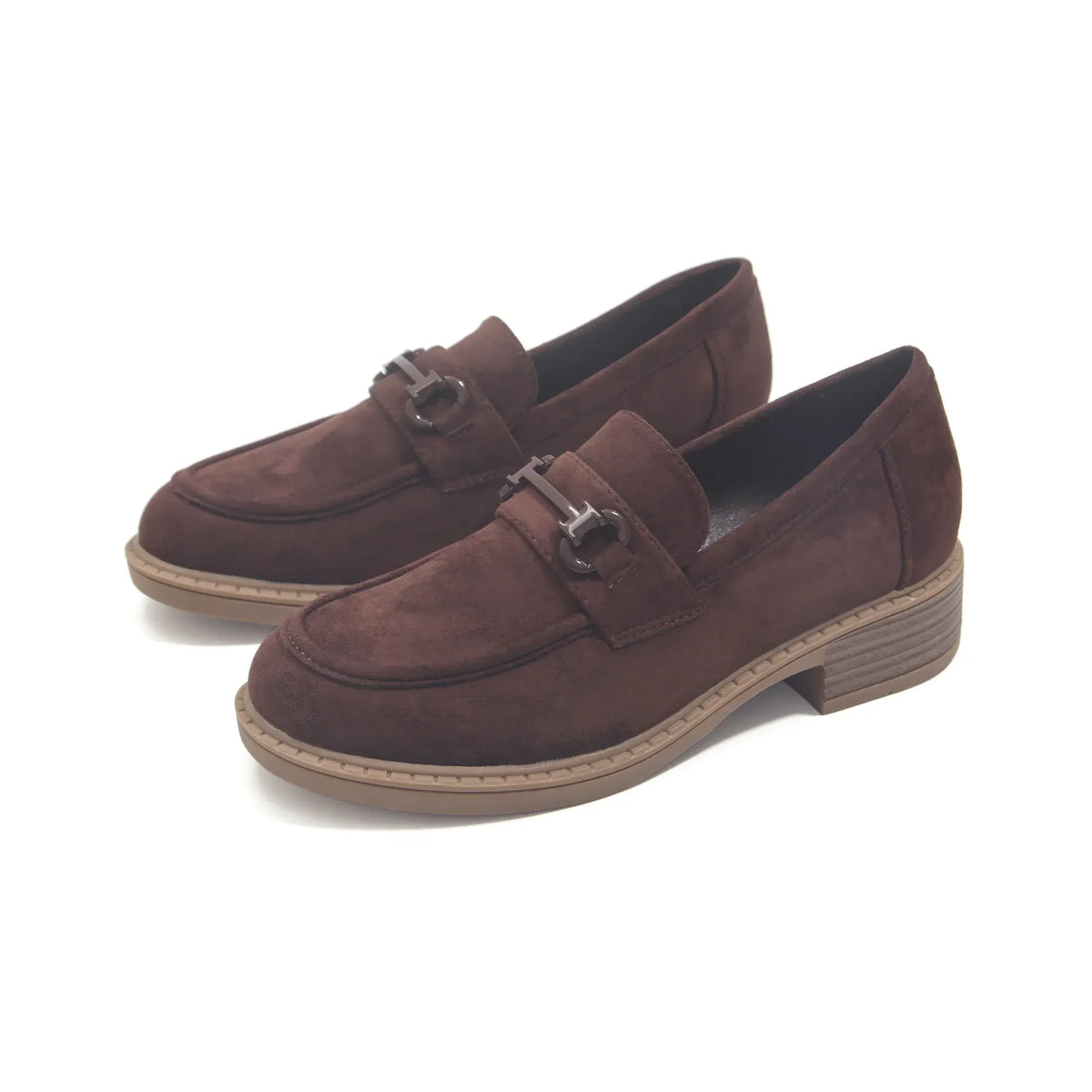 Coffee Daily Activities Flatform Loafer for Women Image
