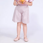 Plain Shorts for Girls Gray Image