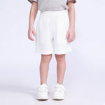 Plain Shorts for Boys Off White Image