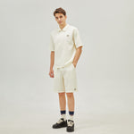 شورت كاجوال مزين بطباعة للرجال