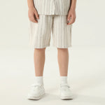 شورت كاجوال مخطط للأولاد