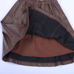 Casual Plain Skirt for Girls Image