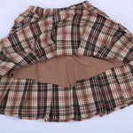 Casual Checked Skirt for Girls Image