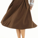 Elegant Plain Skirt for Women Image