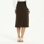 Elegant Plain Skirt for Women Image