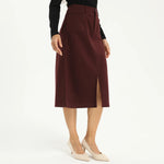 Elegant Plain Skirt for Women Image