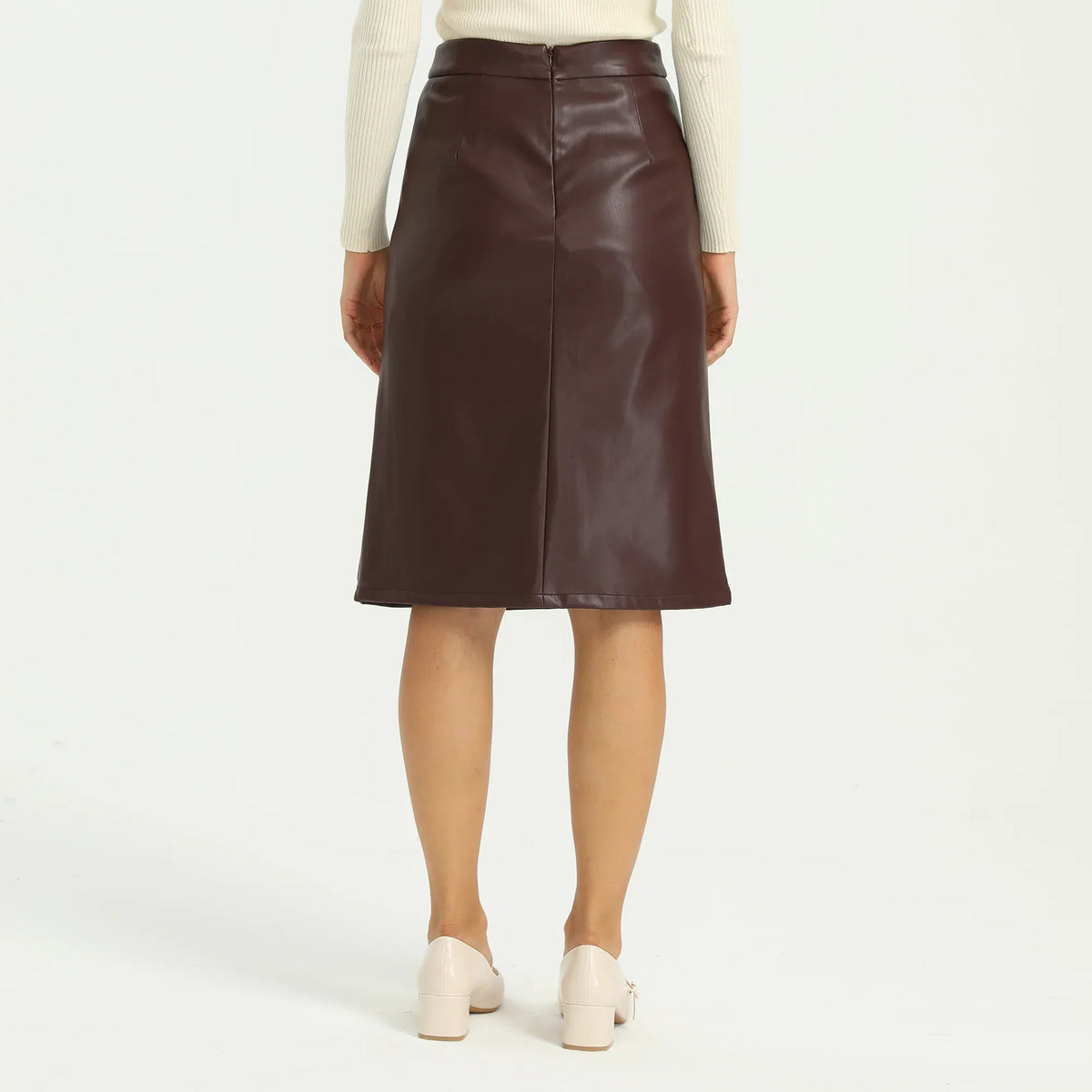 Elegant Plain Skirt for Women Image