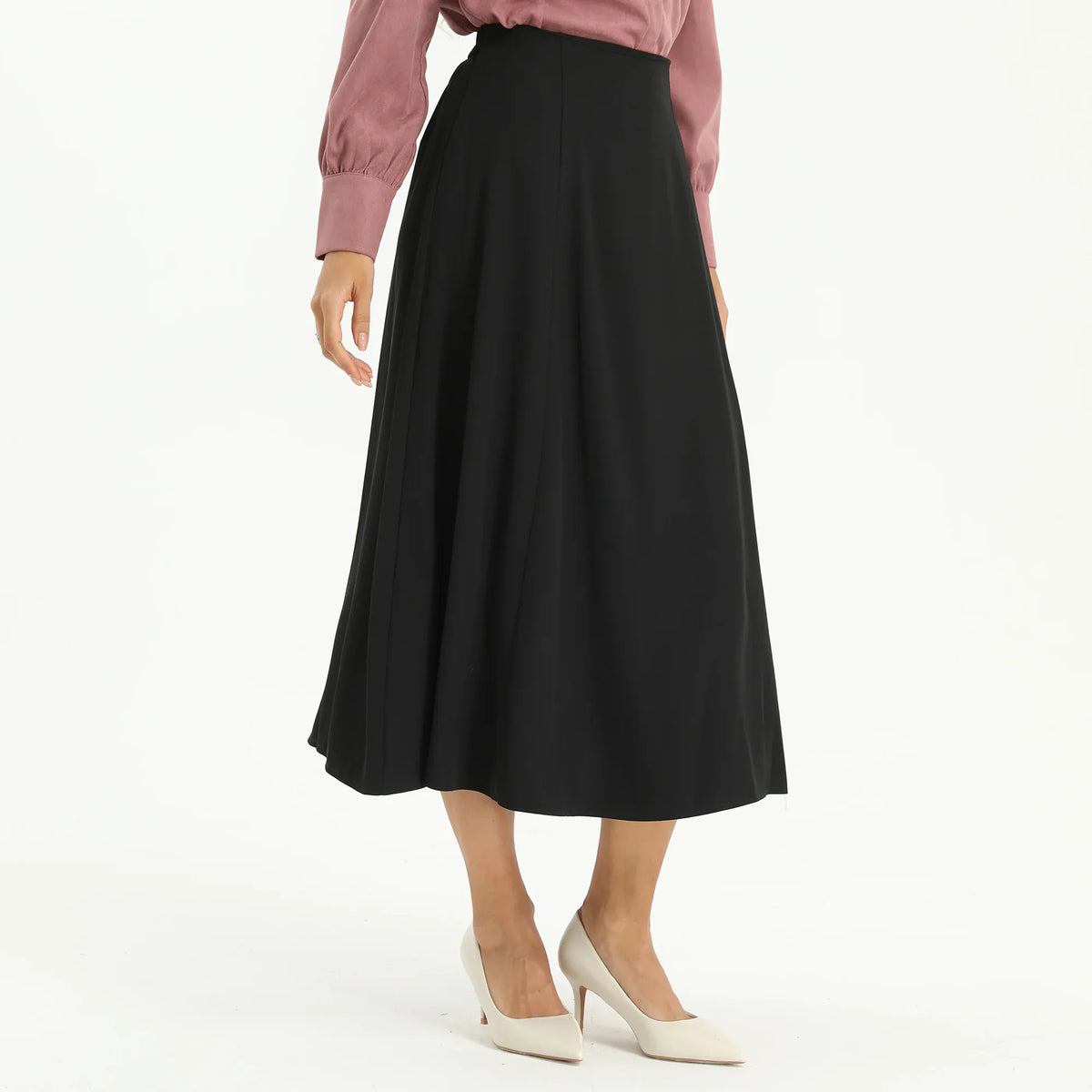 Elegant Plain Skirt for Women Image