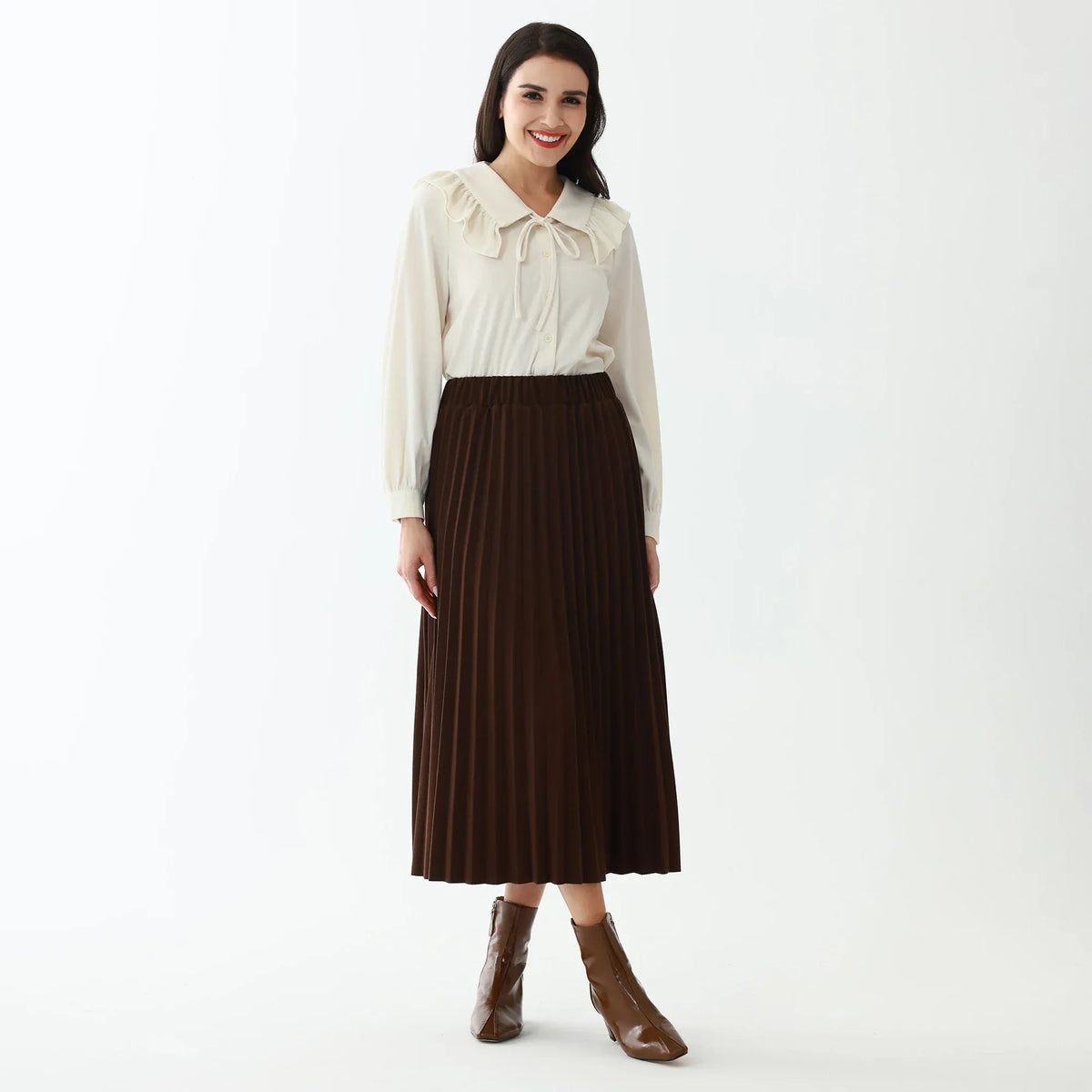 Elegant Plain Skirt for Women Image