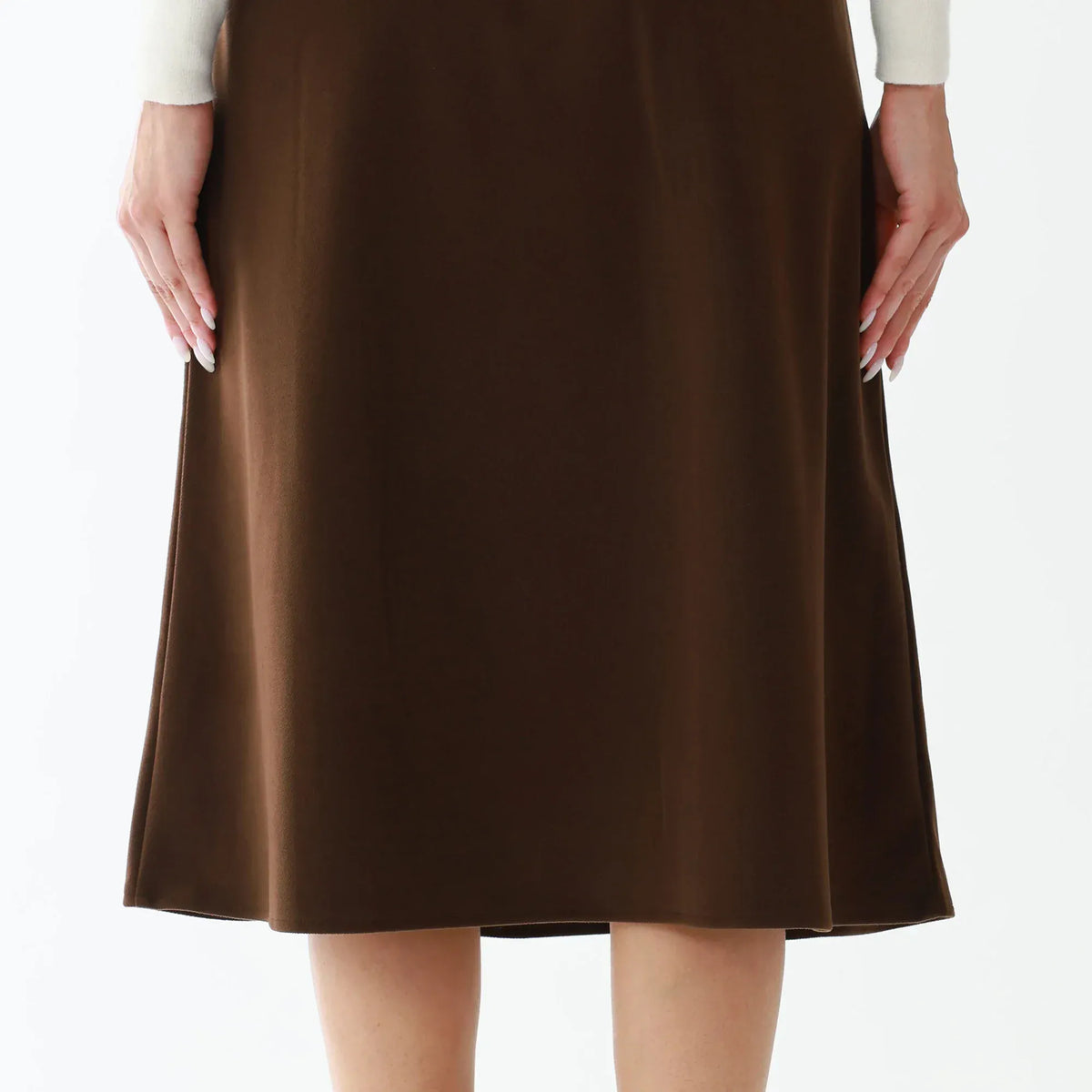 Elegant Plain Skirt for Women Image