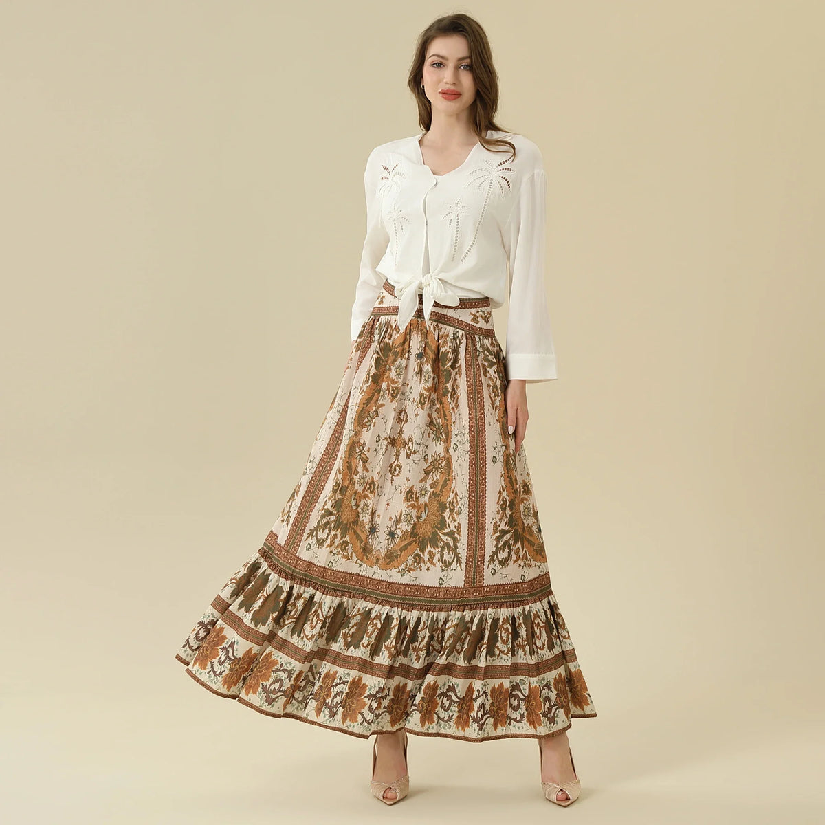 Floral Skirt For Women