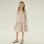 تنورة كاجوال مخططة للبنات