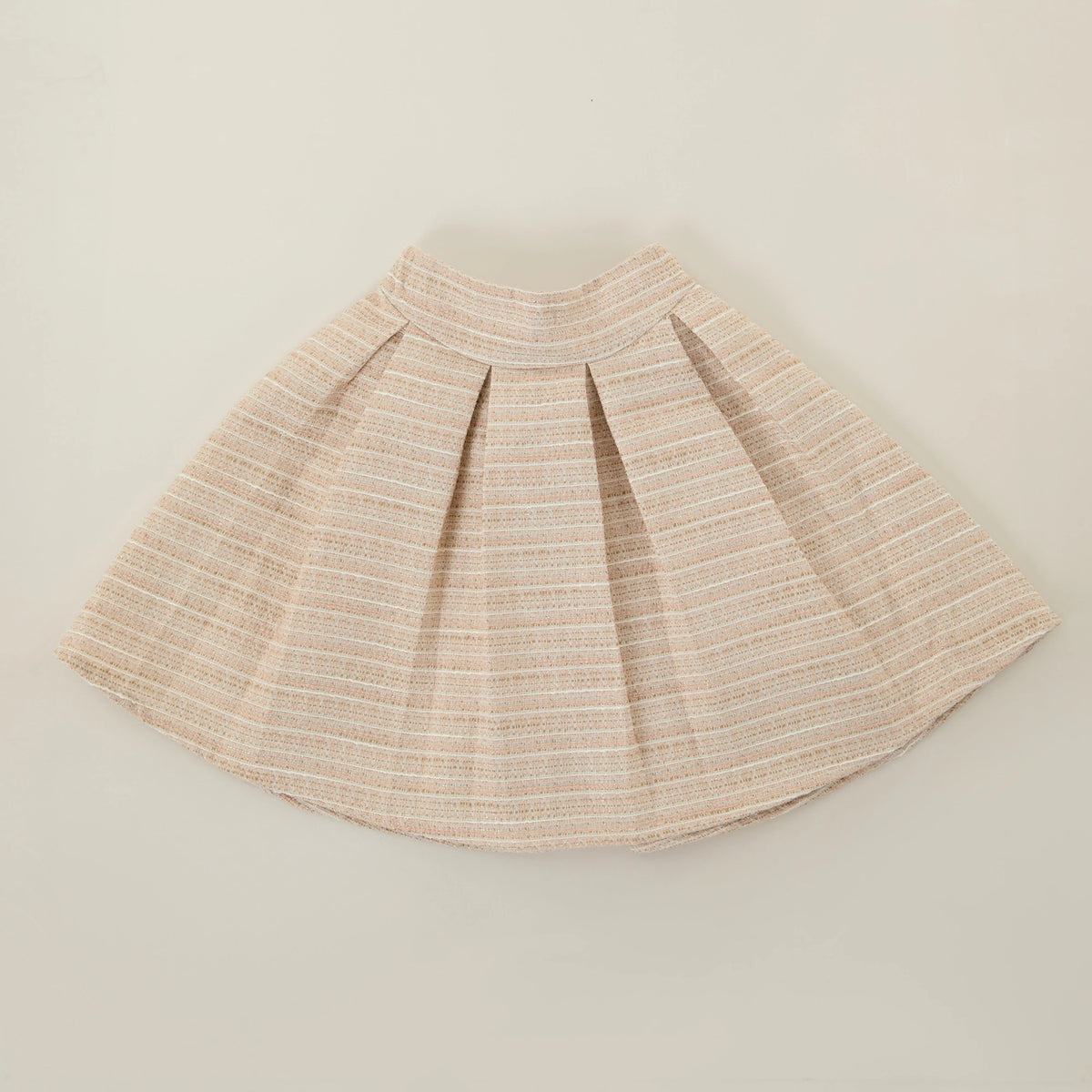 تنورة كاجوال مخططة للبنات