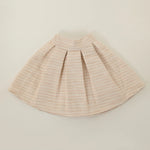 تنورة كاجوال مخططة للبنات