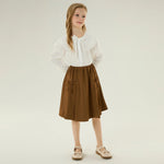 تنورة كاجوال ساده للبنات