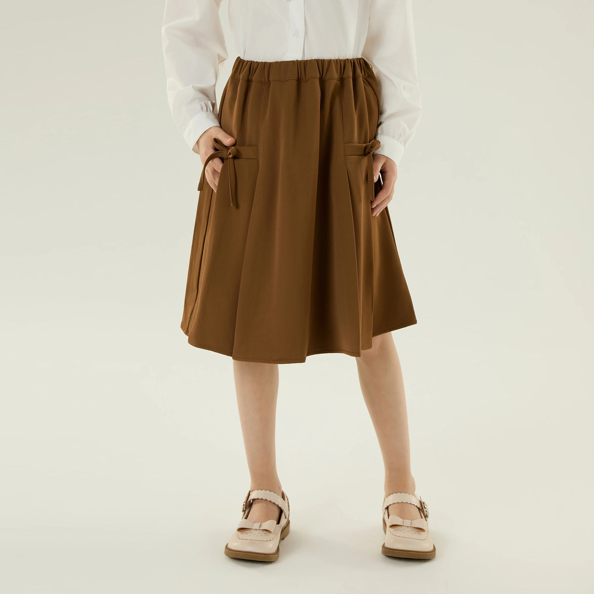 تنورة كاجوال ساده للبنات